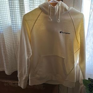 Champion hoodie in cream MINT CONDITION